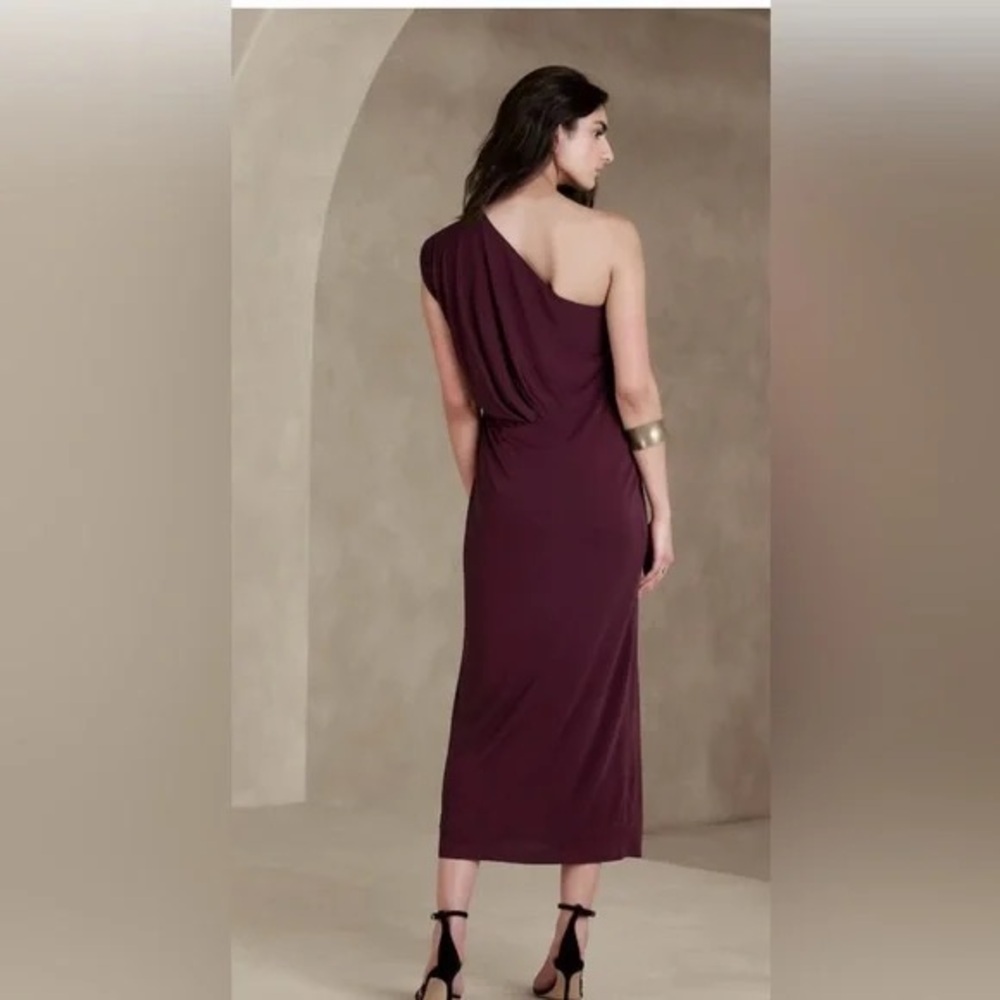 Banana Republic Radhi Midi Dress Off-Shoulder Size M